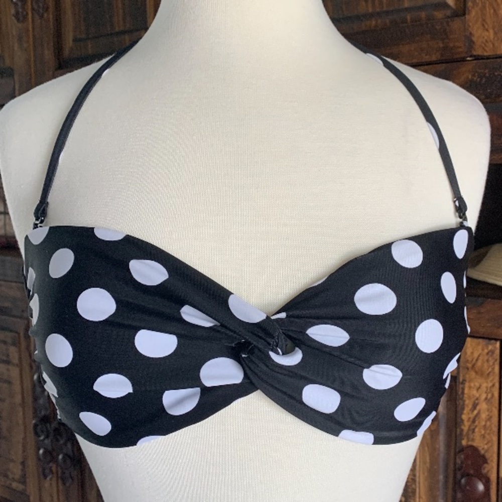 Polka Dot Bikini Top